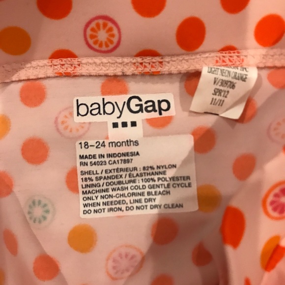 Baby Gap swim fruit bikini - Picture 4 of 4